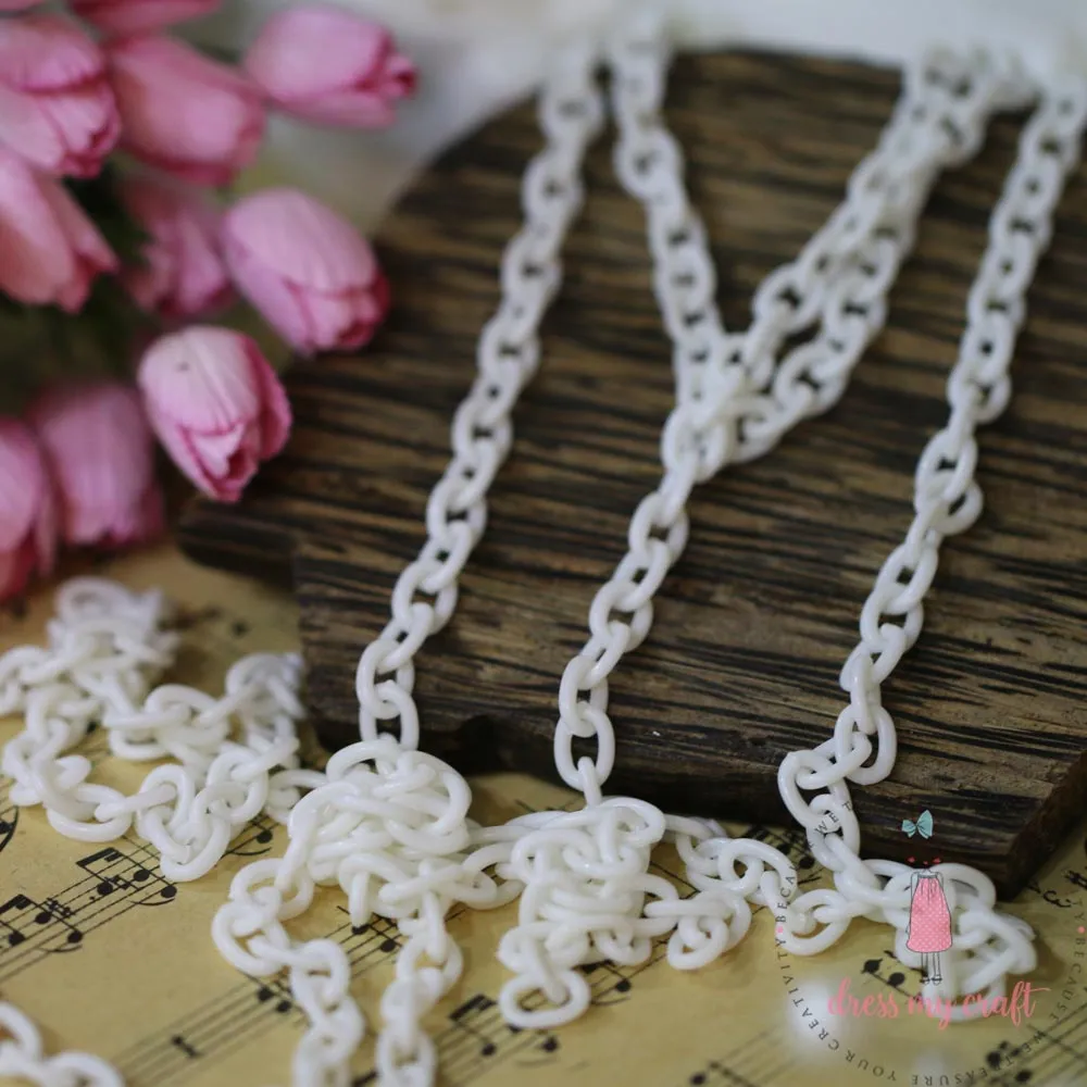 Acrylic Chain - Off White