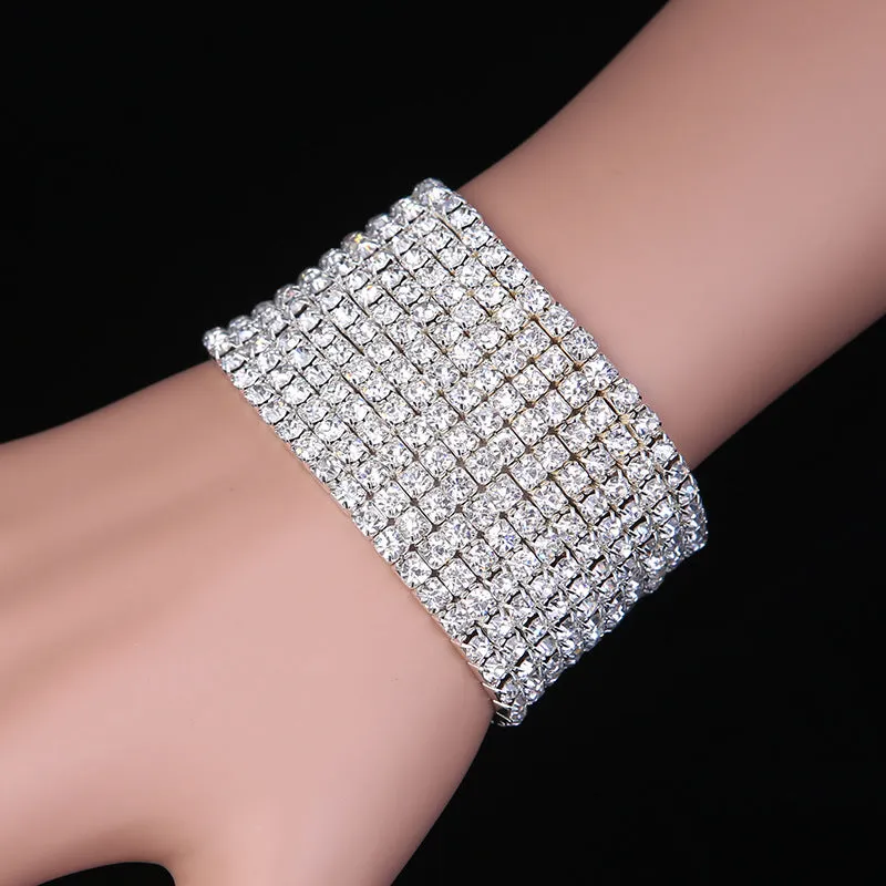 American style bridal fashion bracelets full of diamonds for women, Roman bracelets, birthday gifts