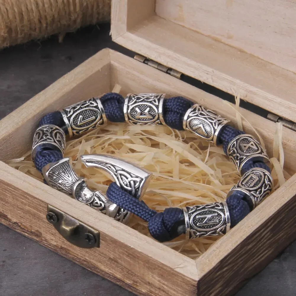 Axe Punk Beads Viking Bracelet