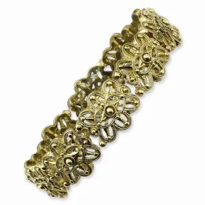 Brass-tone Stretch Bracelet