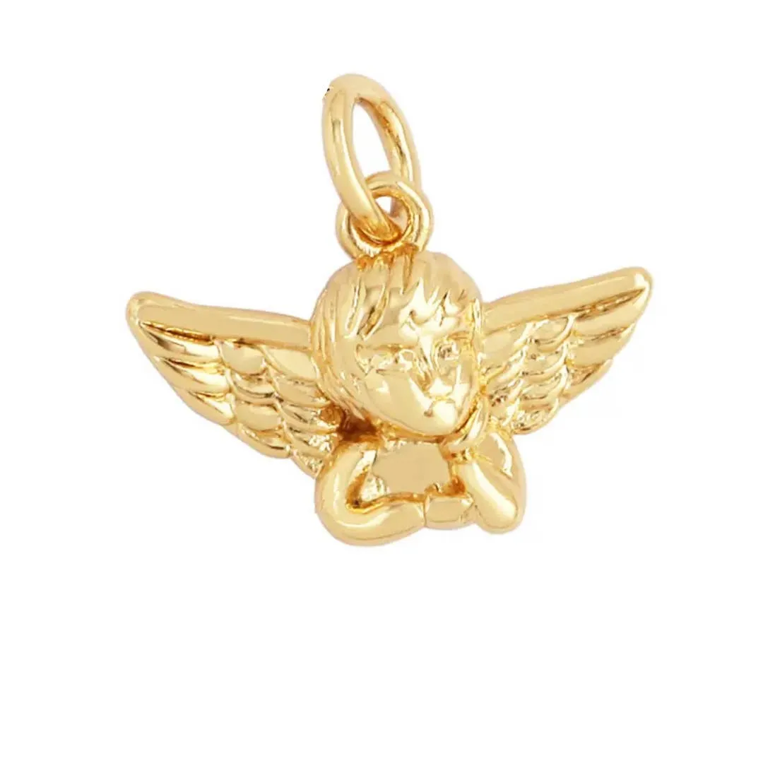 Cherub Angel Charm For Charm Necklace & Bracelet