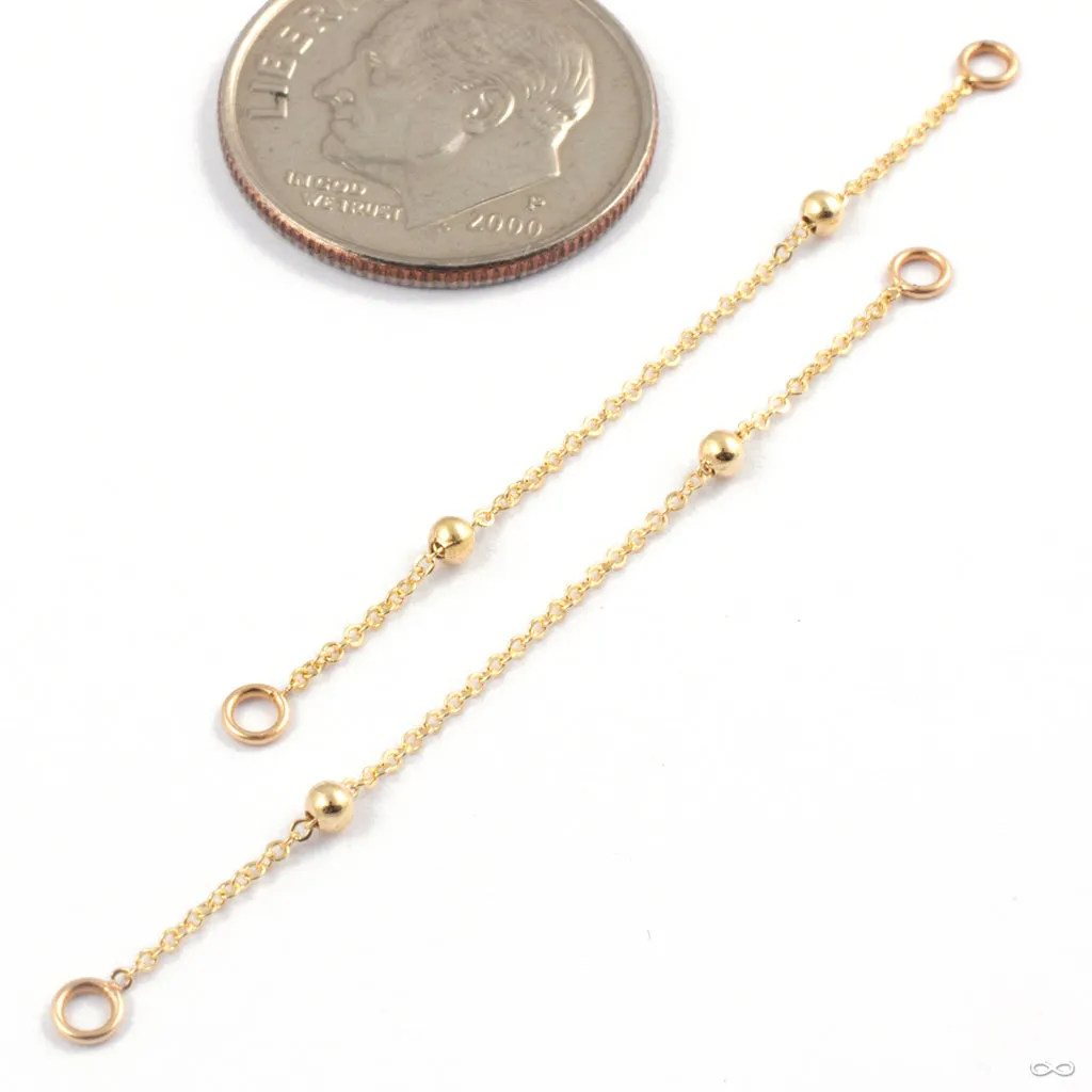 Chime Chain in Gold from Quetzalli