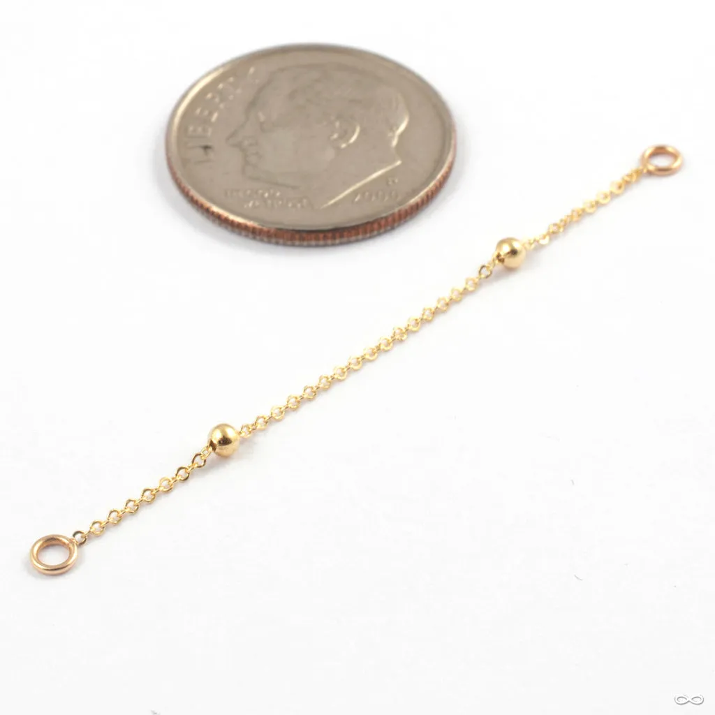 Chime Chain in Gold from Quetzalli