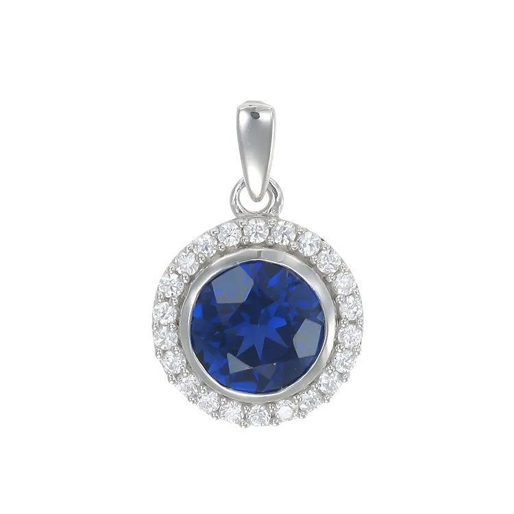 Classic Blue Sapphire Pendant