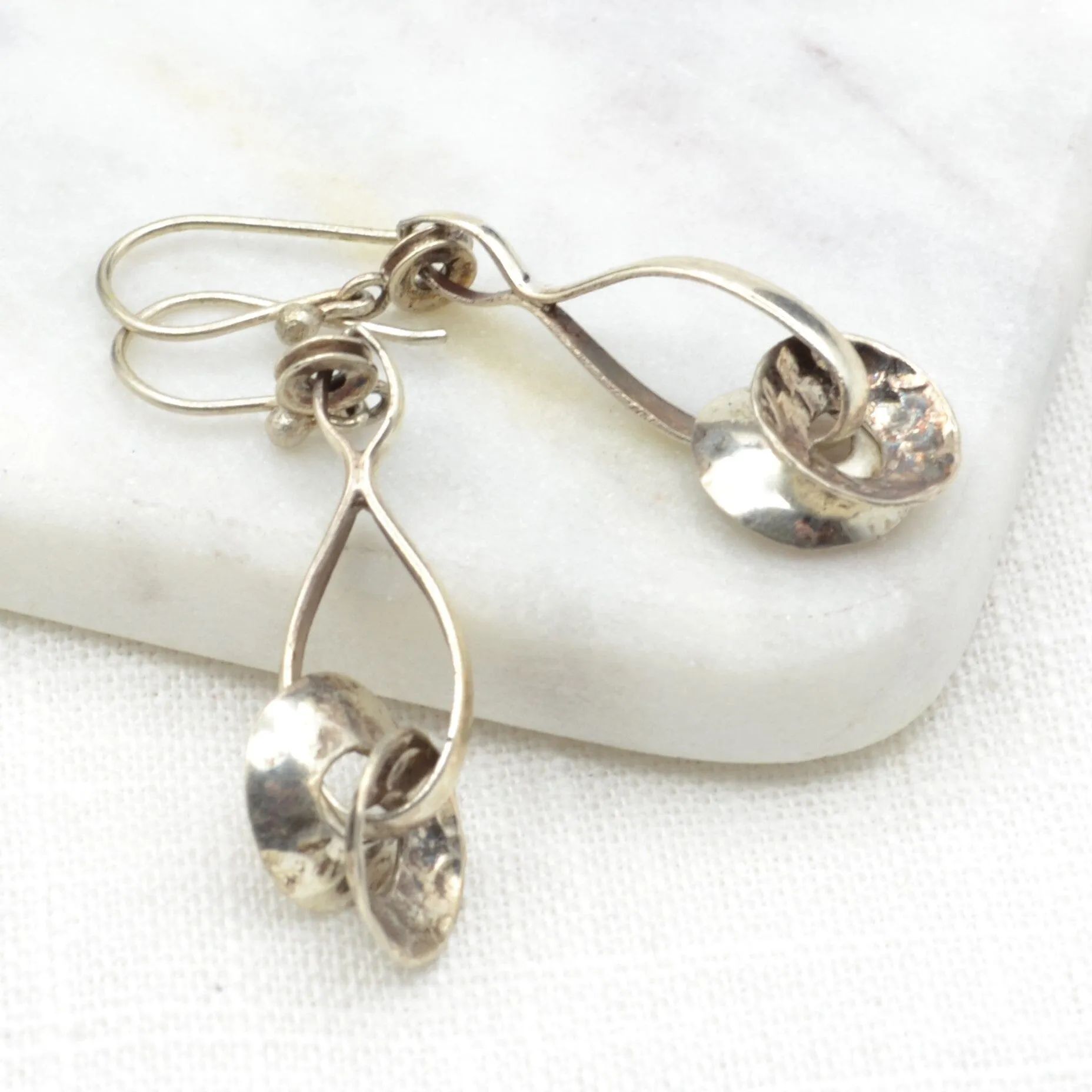 Cymbala Silver Earrings