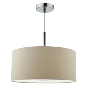 Dar Ronda 40cm 3 Light Pendant Ecru