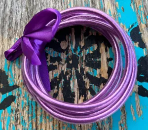 Dark Lavender Bangle Bracelets