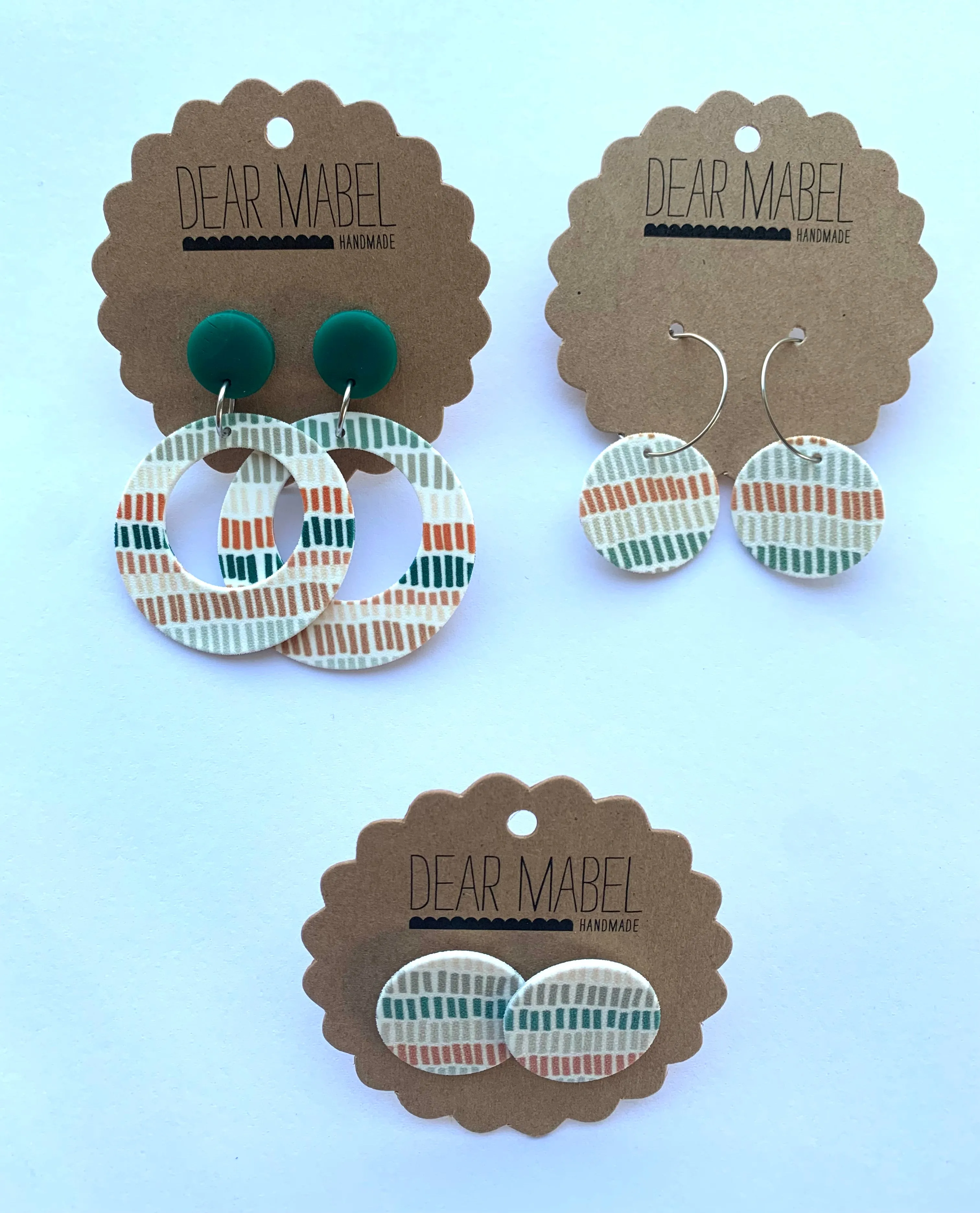 Dear Mabel Handmade - Forest Earrings