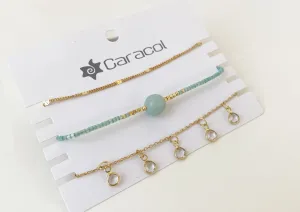 Delicate Bracelet | Turquoise & Gold