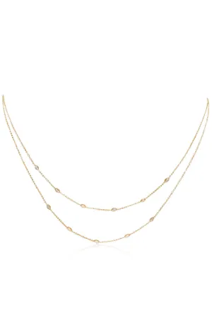 Delicate Double Back Body Chain