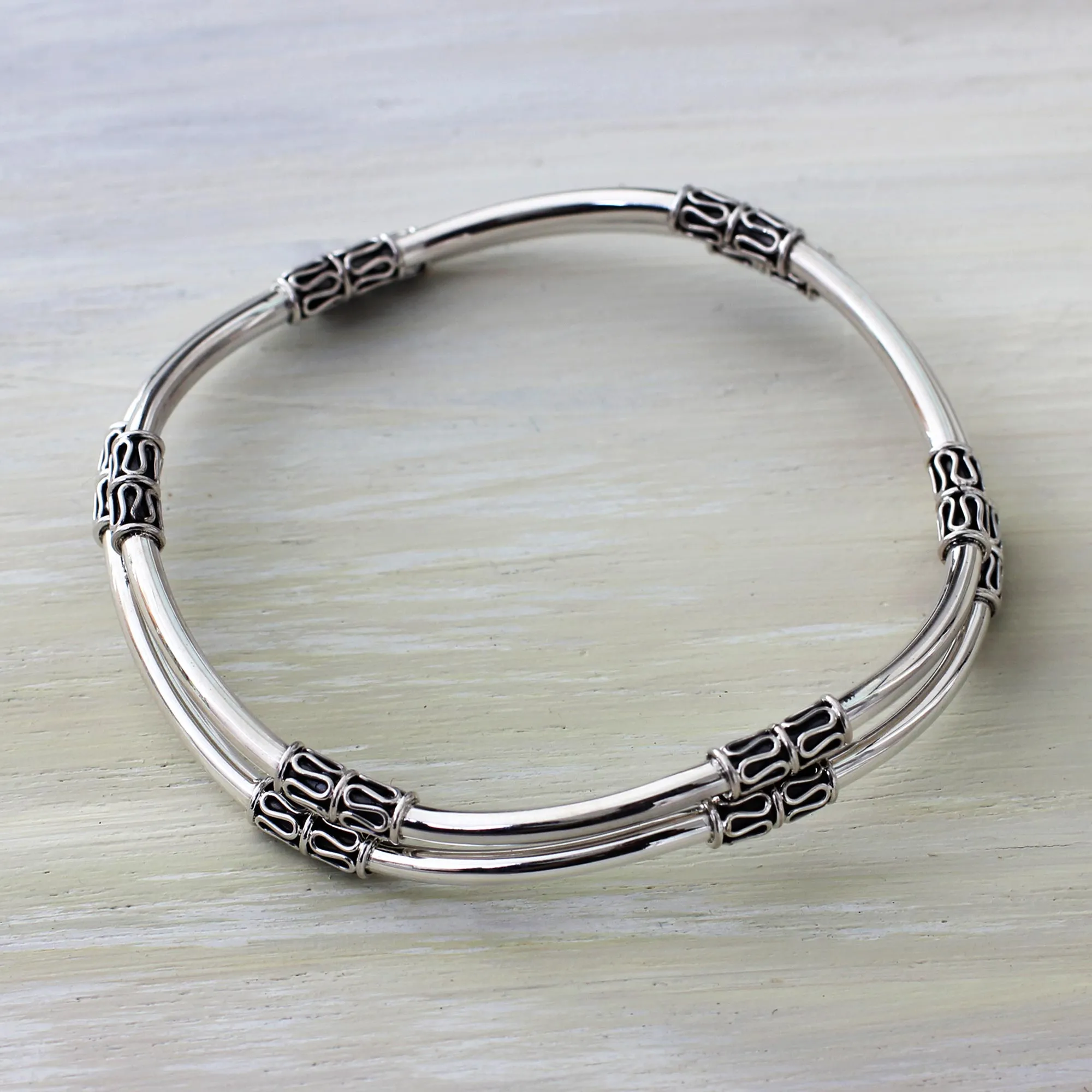 Elements of Life Sterling Silver Bracelet