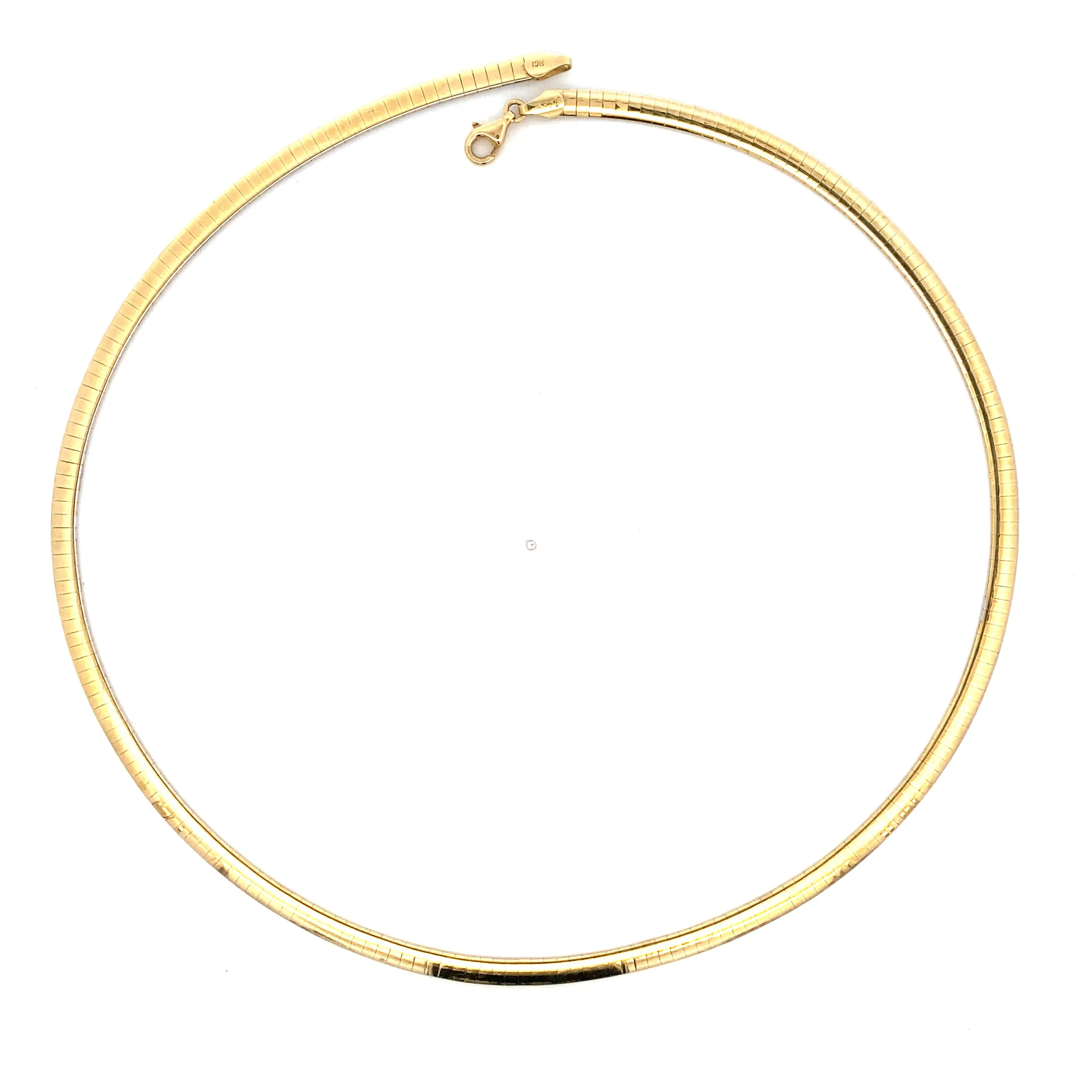 Estate Yellow Gold Omega Necklaces