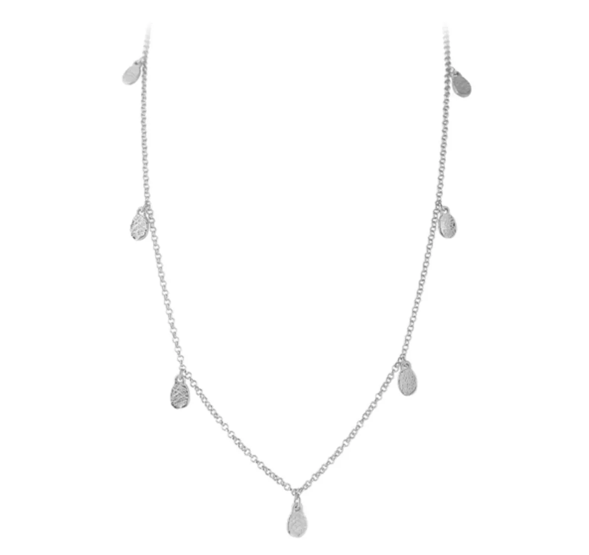 Fairley Aruba Charm Necklace Silver