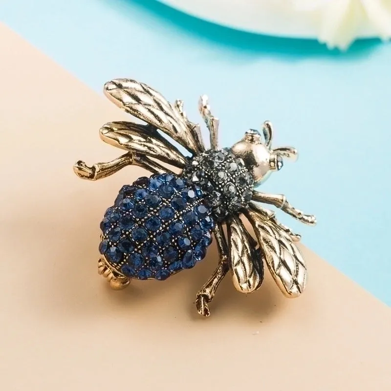 Fashion Pin Alloy Diamond Artificial Gemstones Women'S Brooches