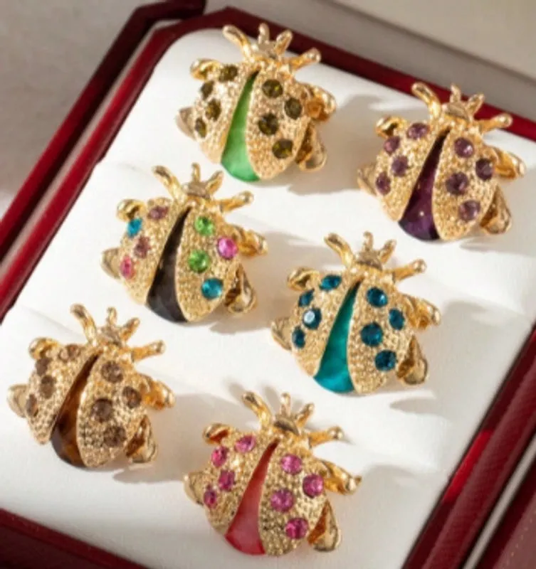 Fashion Pin Animal Alloy Plating Diamond Women'S Brooches