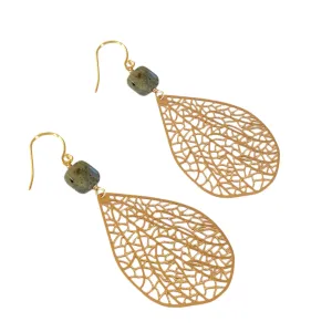 Fiddle Leaf Earrings