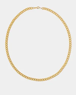 Flat Cuban Chain Necklace 7mm