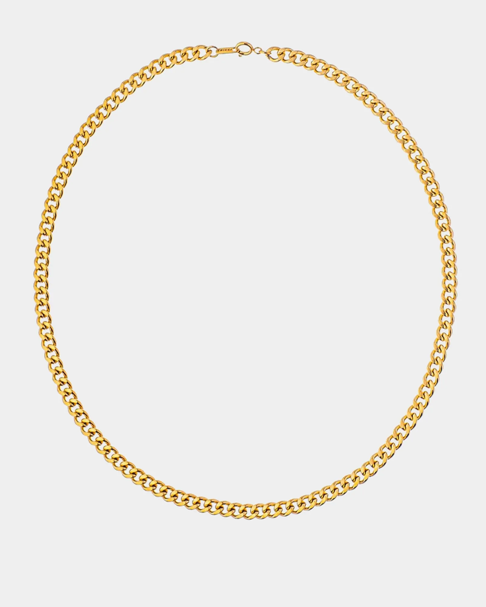 Flat Cuban Chain Necklace 7mm