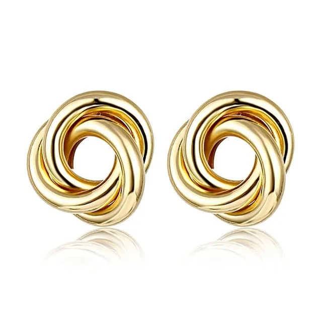 FNIO Fashion Vintage Earrings For Women Big Geometric Statement Gold Metal Drop Earrings 2020 Trendy Earings Jewelry Accessories