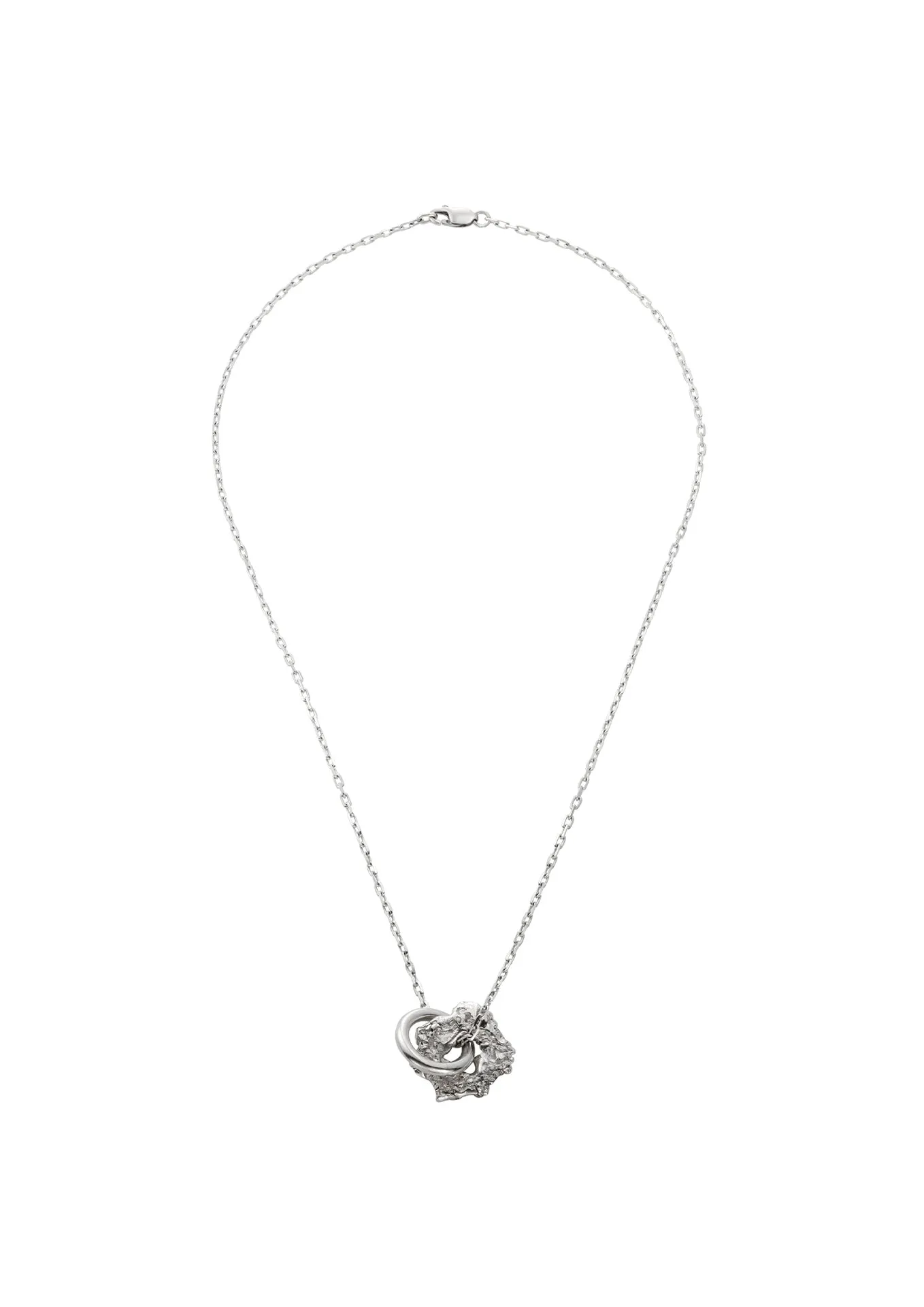 Forever Raw Necklace Silver