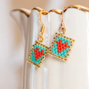 Friendly Love Beads Earrings