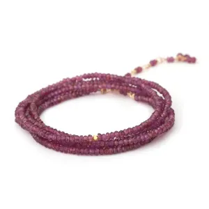 Garnet Wrap Bracelet/Necklace