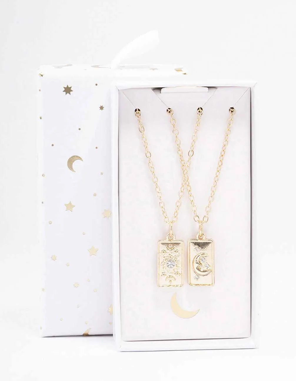 Gold Celestial Tag Necklace Pack