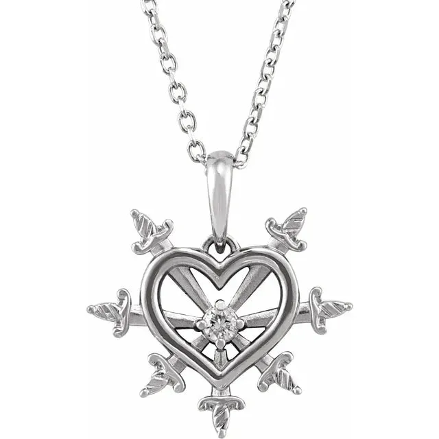 Heart & Daggers Necklace