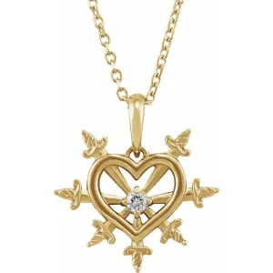 Heart & Daggers Necklace