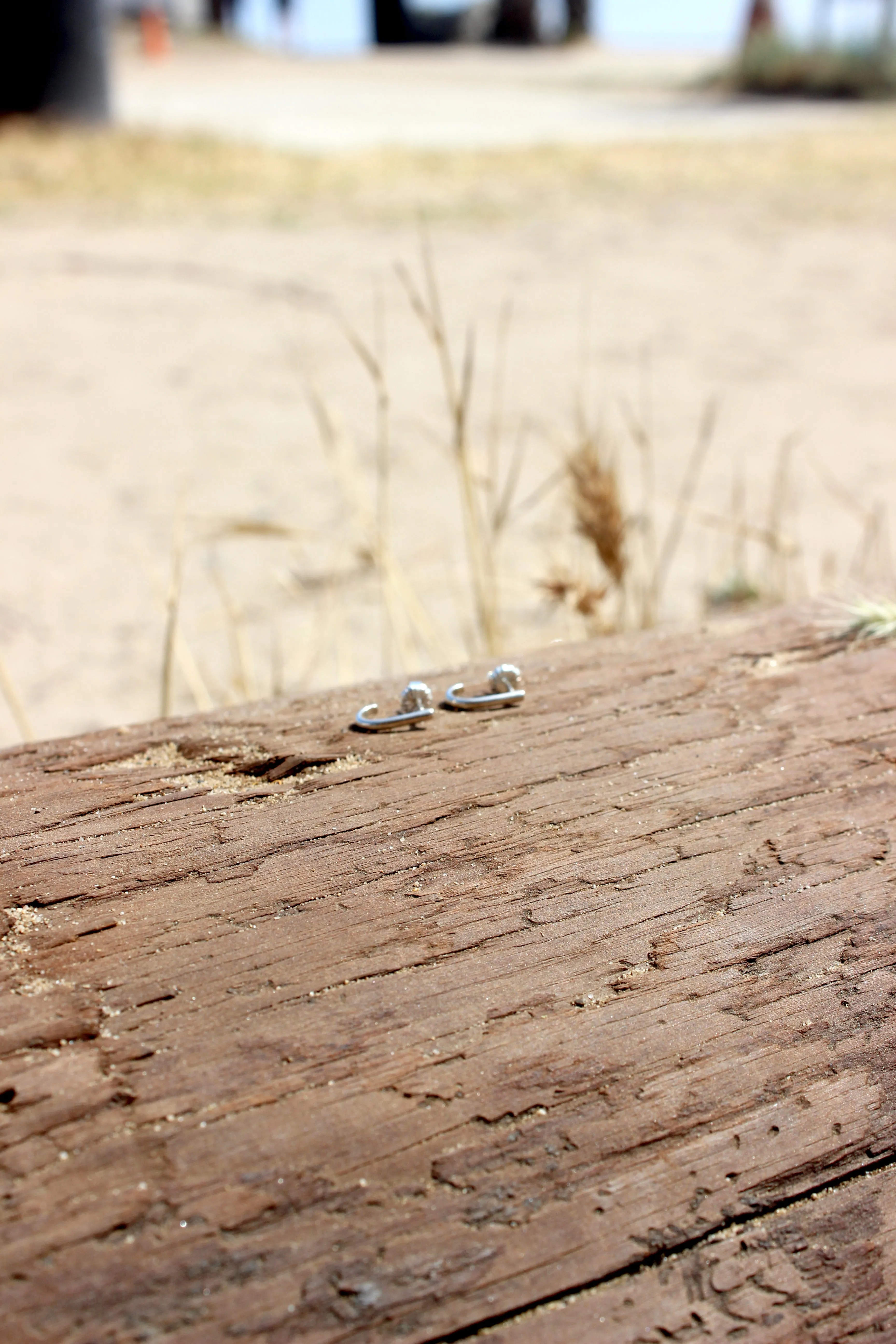 Home // Stud Earlobe Cuff, Gold Fill, Sterling Silver, Simple Earring // BH-E026