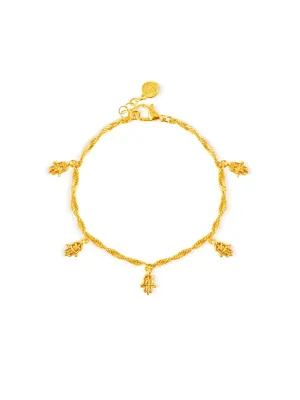 Inda Hamsa Charm Bracelet