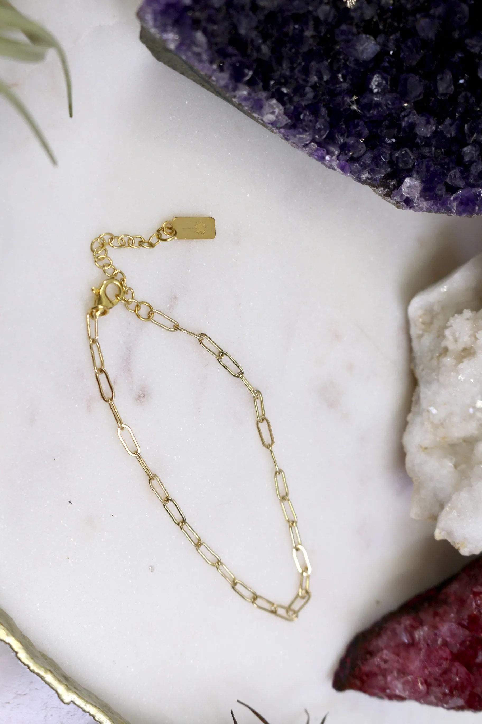 Leader // Box Chain Link Bracelet, Gold Fill, Sterling Silver, Everyday Boho // BH-B015