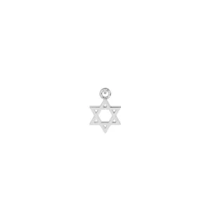 Mini Magen David Charm | Sterling Silver