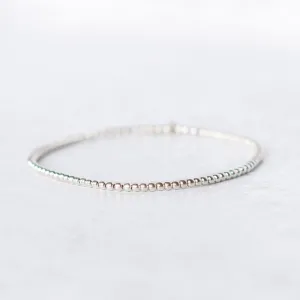 Modern Princess Silver Bracelet ~ 2mm