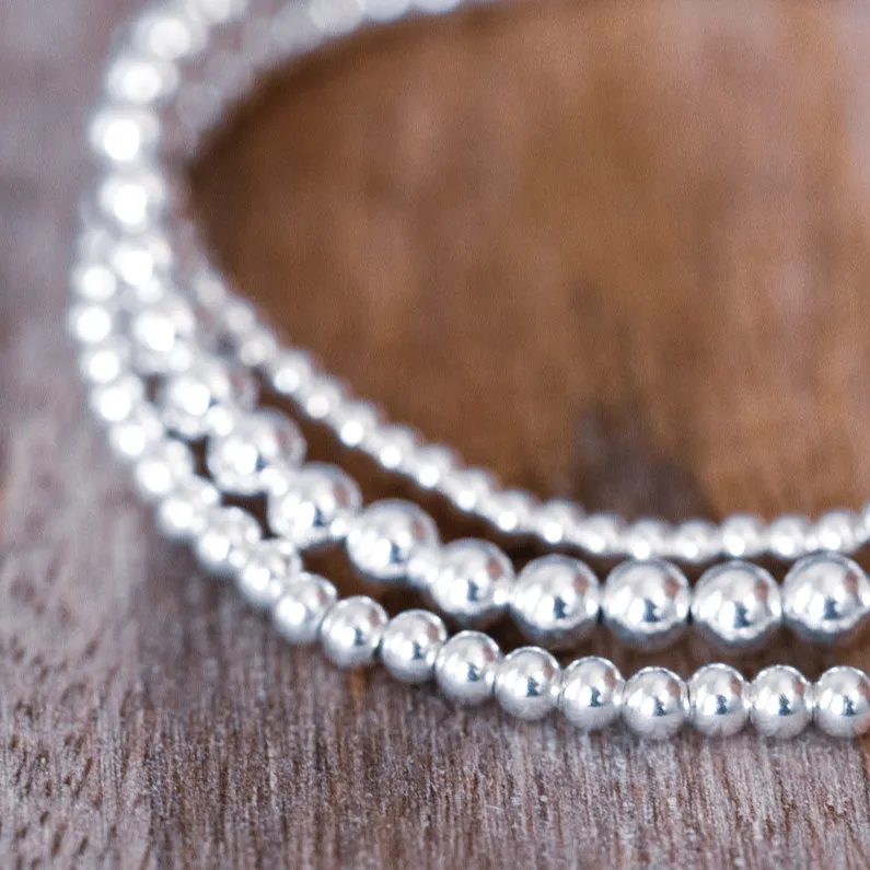 Modern Princess Silver Bracelet ~ 2mm