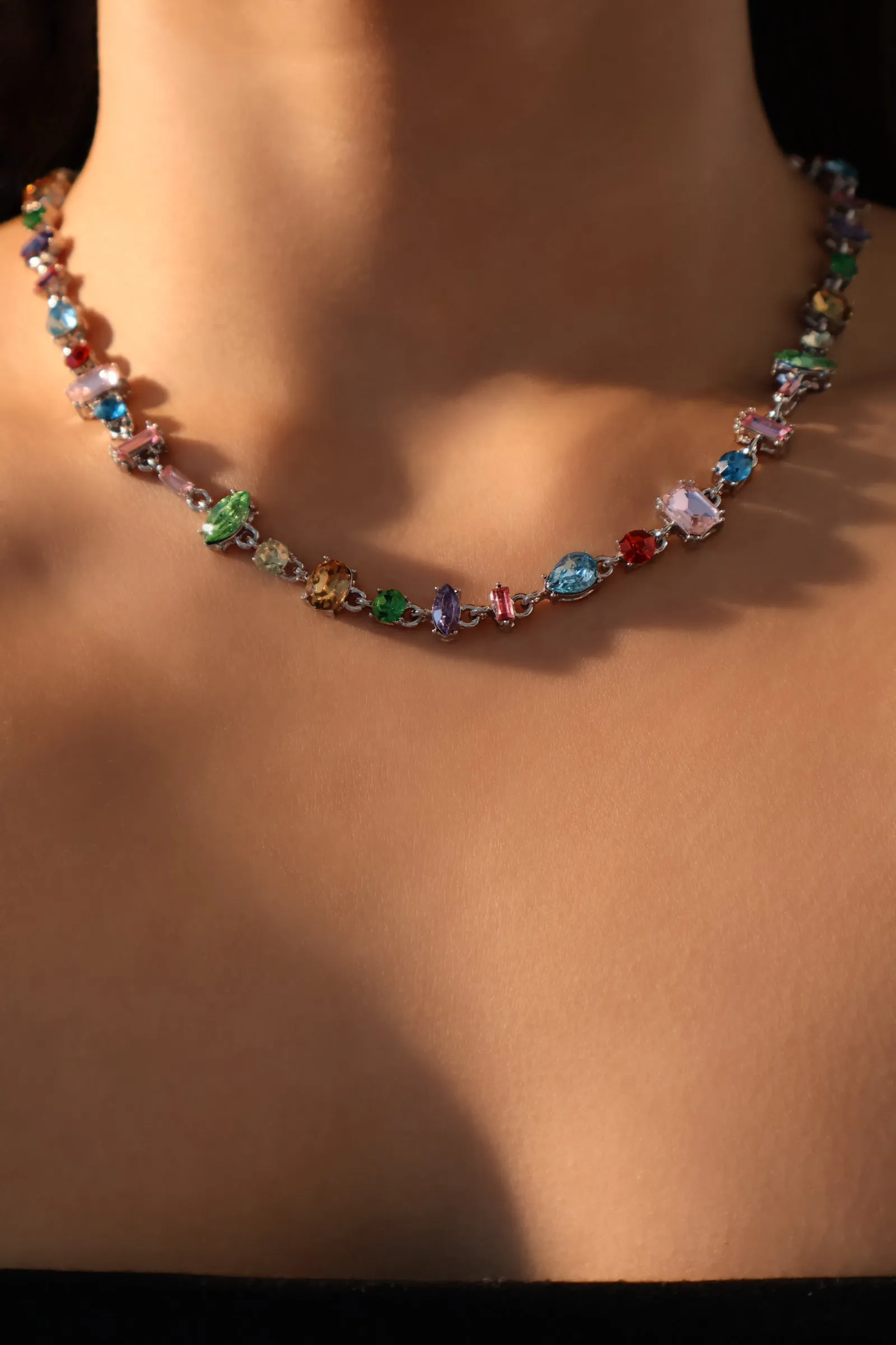 Multi Color Gems Necklaces