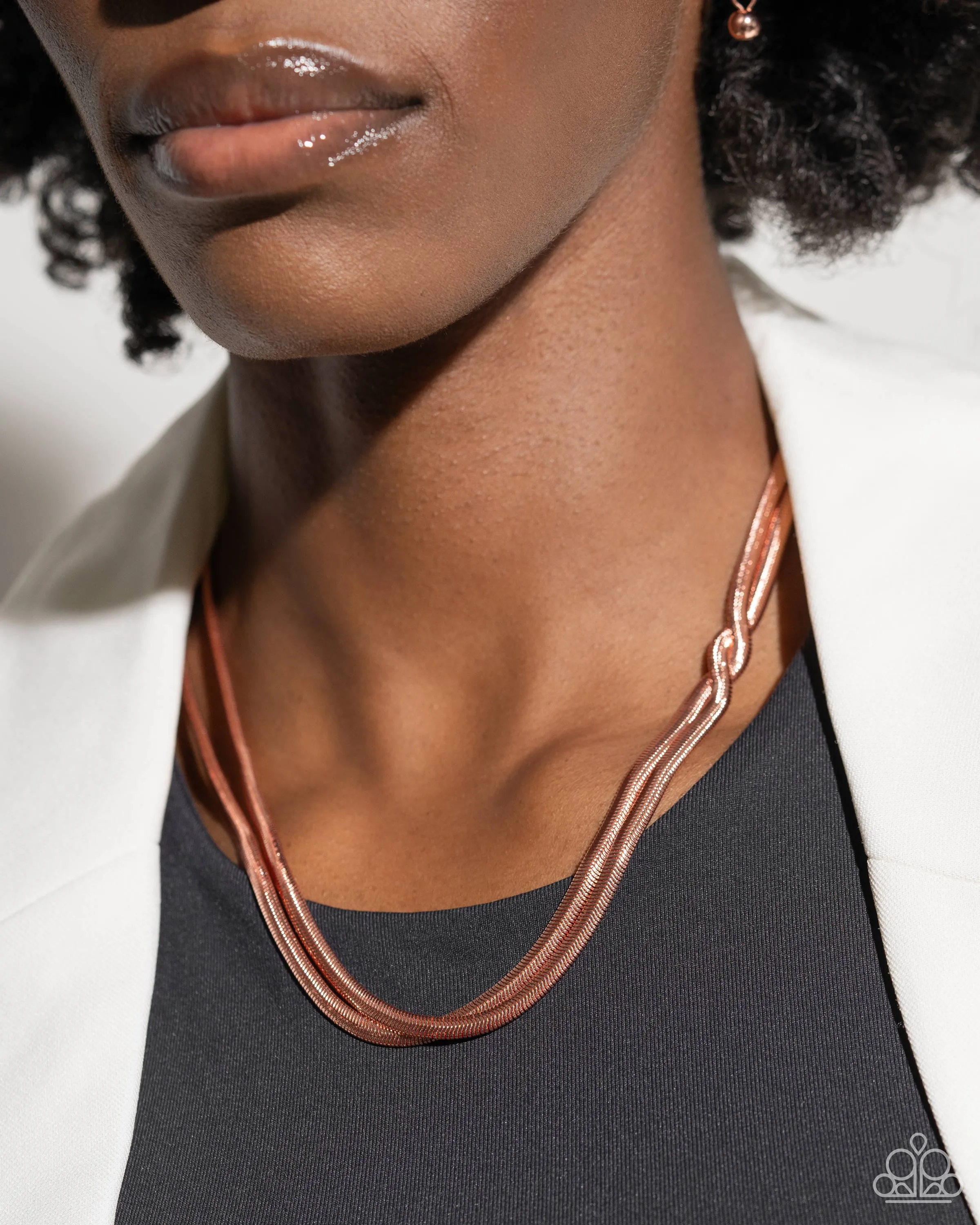 Necklace Tasteful Time - Copper SETE2