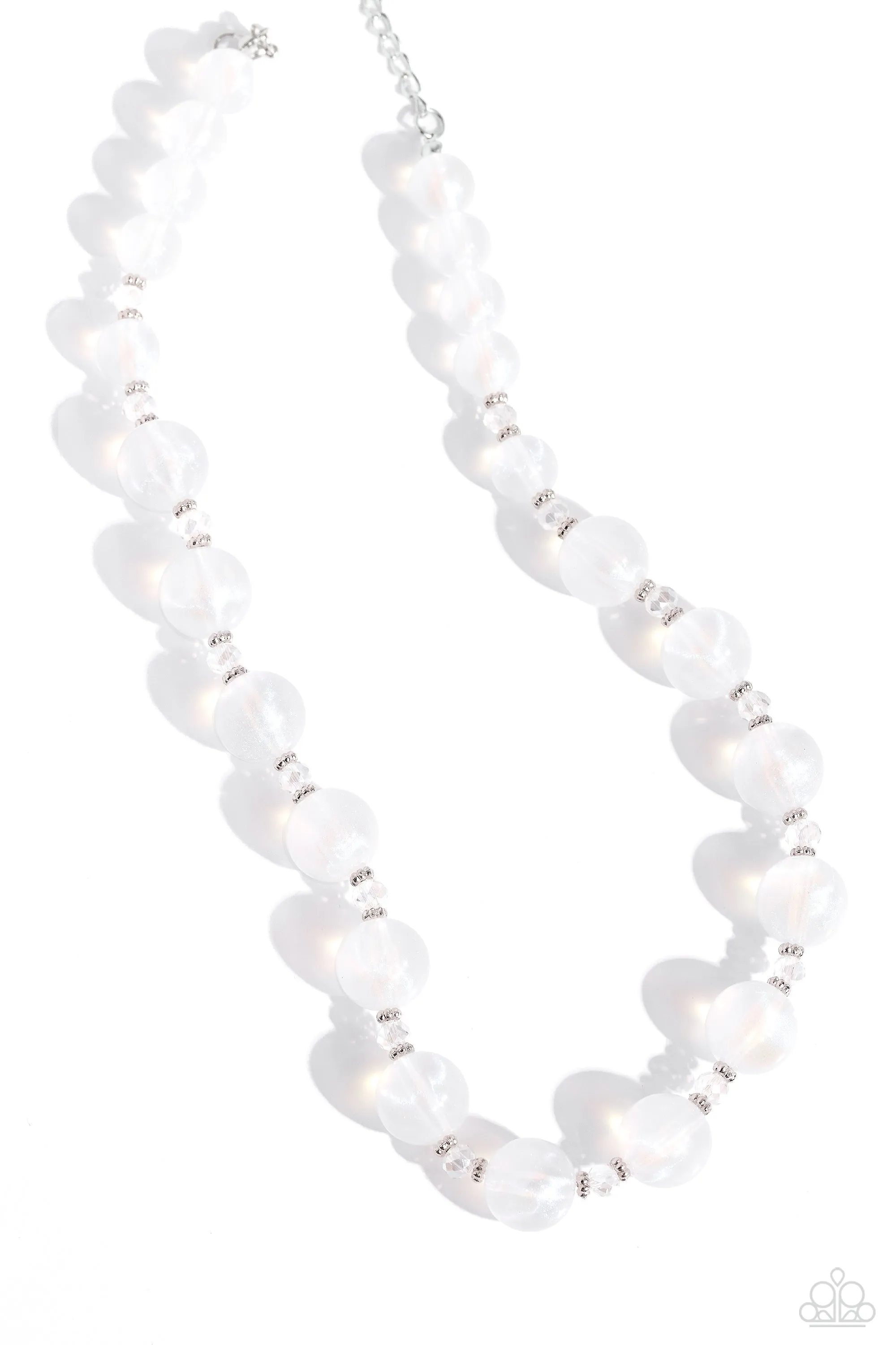 Necklaces Timelessly Tantalizing - White N442