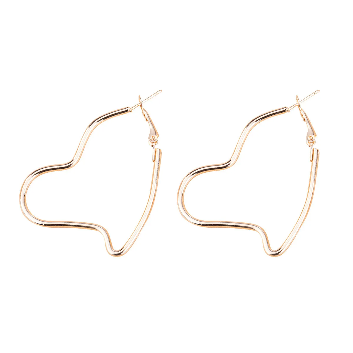 New Simple Love Exaggerated Earrings