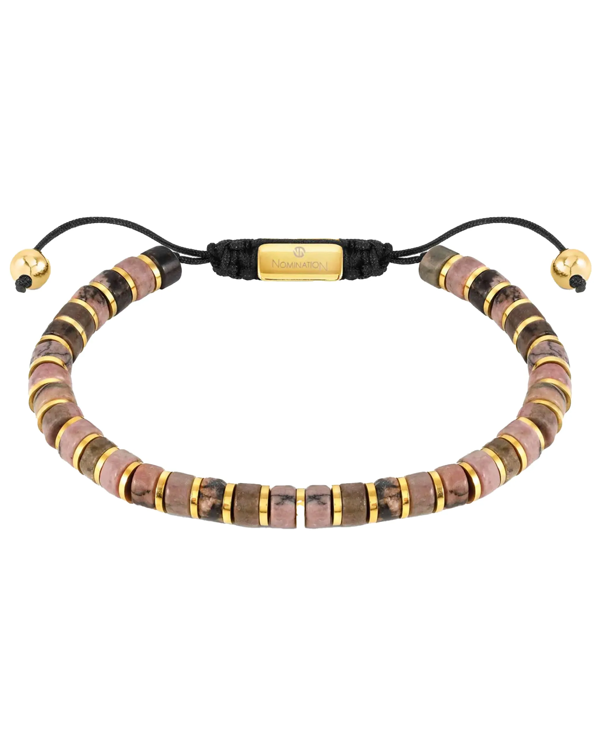 Nomination 027927/087 Instinct Style Bracelet- Rhodocrosite