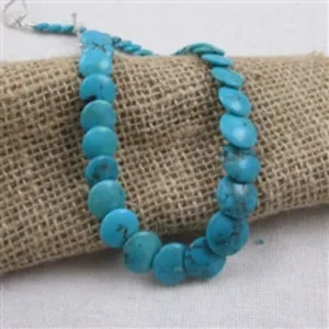 Overlapping Bead Turquoise Necklace