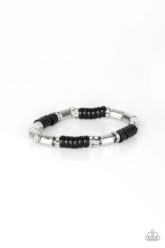 Paparazzi Bracelet ~ Whimsical Wanderer - Black