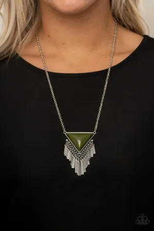 Paparazzi Necklace ~ Badlands Bonanza - Green