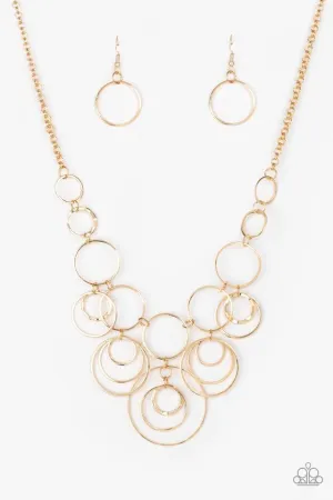 Paparazzi Necklace ~ Break The Cycle - Gold