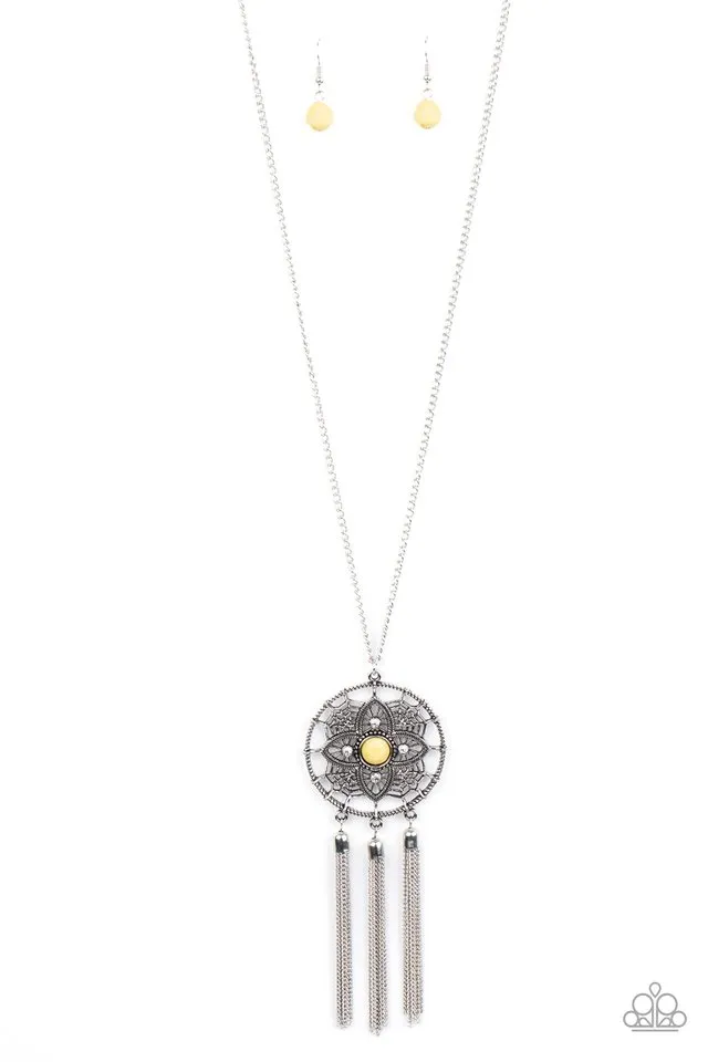 Paparazzi Necklace ~ Chasing Dreams - Yellow