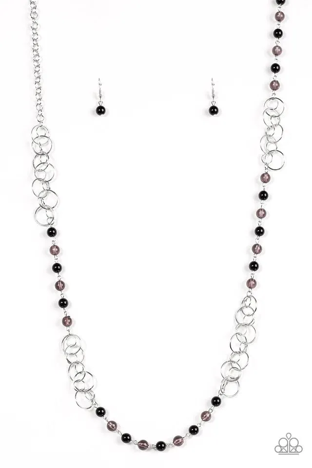 Paparazzi Necklace ~ Dreamy Discovery - Black