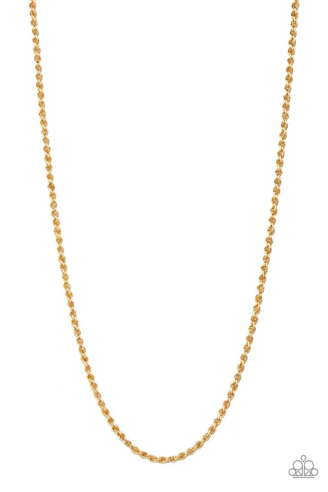 Paparazzi Necklace ~ Jump Street - Gold