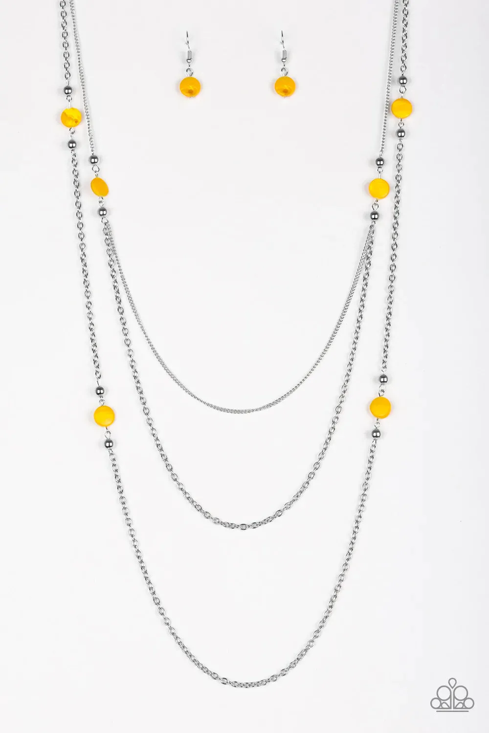 Paparazzi Necklace ~ So SHORE Of Yourself - Yellow