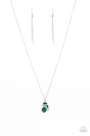 Paparazzi Necklace ~ Time To Be Timeless - Green