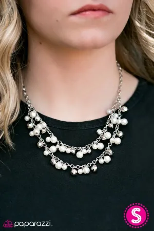 Paparazzi Necklace ~ Timeless Class - White